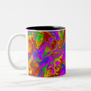 Brain Porridge in Abstrakt Zweifarbige Tasse