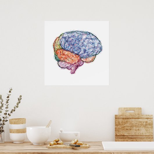 Brain Poster (Küche)