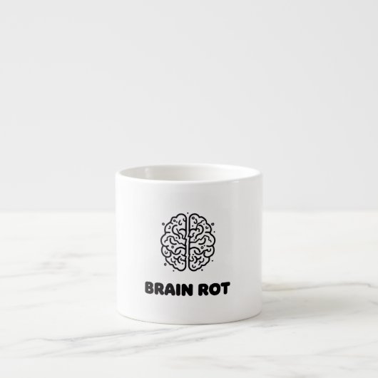 Brain Rot Club Spezialität Kaffeemaschine Tasse (Vorderseite)