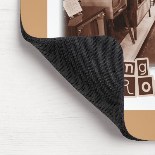 Brain Rotting Fun Funny Retro Foto Slogan Mousepad (Ecke)