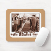 Brain Rotting Fun Funny Retro Foto Slogan Mousepad (Mit Mouse)