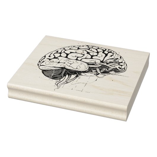 Brain Rubber Briefmarke Gummistempel (Stempel)