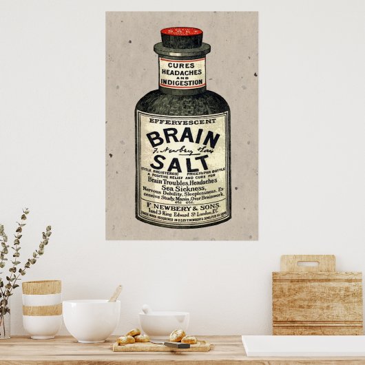 Brain Salt Poster (Küche)