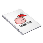Brain Storm Funny Anatomy Pun Notizblock (Rechte Seite)