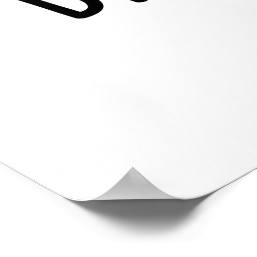 Brain Storm Funny Anatomy Pun Poster (Ecke)