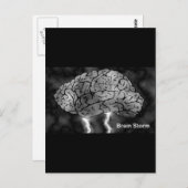 Brain Storm Postkarte (Vorne/Hinten)