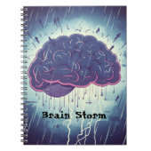 Brain Storm Spiral Notebook Notizblock (Vorderseite)