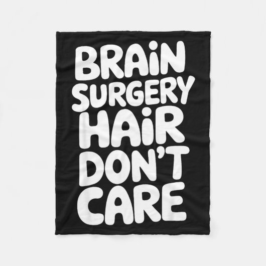 Brain Surgery Recovery Art For Men Women St Brain Fleecedecke (Vorderseite)