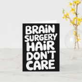 Brain Surgery Recovery Art For Men Women St Brain  Karte (Gelbe Blume)