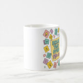 Brain Tabs Open Funny ADHD Design Kaffeetasse (VorderseiteRechts)