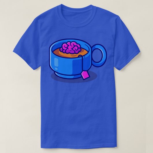 Brain Tee in Cup-Cartoon (Design vorne)