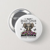 Brain Tumor Awareness Month Band Geschenke Button (Vorne & Hinten)