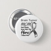 Brain Tumor Awareness Month Band Geschenke Button (Vorne & Hinten)