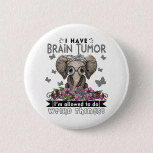 Brain Tumor Awareness Month Ribbon Geschenke Button