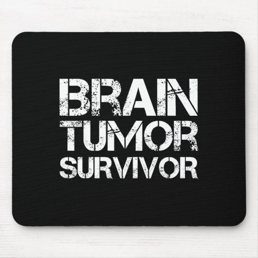 Brain Tumor Survivor For Brain Cancer Awareness Da Mousepad (Vorne)