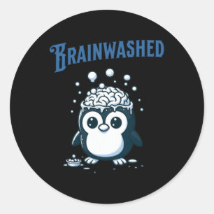 Brain Washed Pinguin Sticker