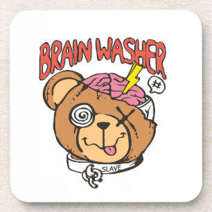 Brain Washer - Geist in Stil zurücksetzen Getränkeuntersetzer
