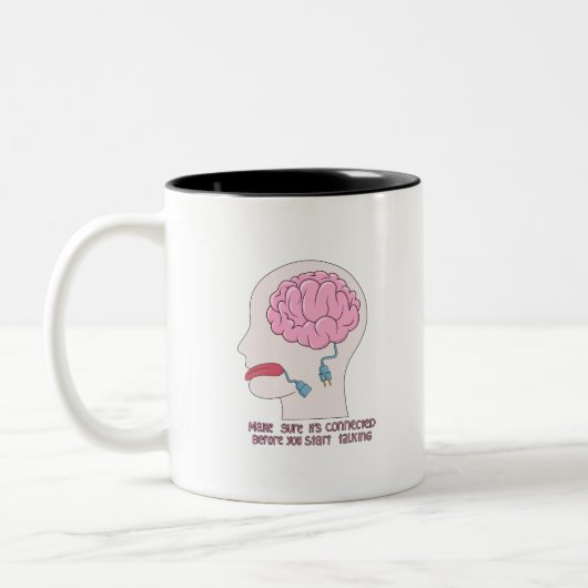 Brain Zweifarbige Tasse (Links)