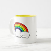 Brainbow Zweifarbige Tasse (Vorderseite Links)