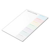 Braindump Benutzerdefiniert EDITIERBAR minimalisti Notizblock (angewinkelt)