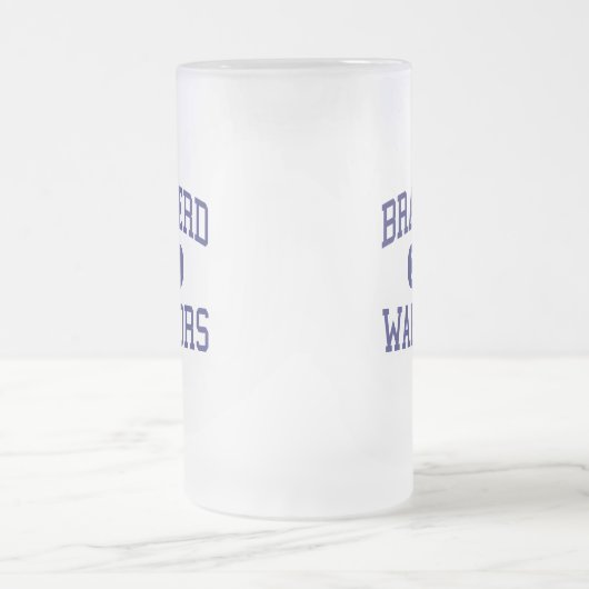 Brainerd - Krieger - hoch - Brainerd Minnesota Mattglas Bierglas (Mittel)