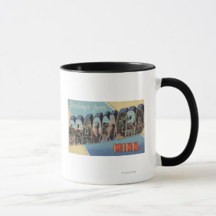 Brainerd, Minnesota - große Buchstabe-Szenen Tasse