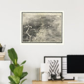 Brainerd, MN Panorama Karte - 1914 Poster (Heimbüro)