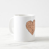 Brainheart Kaffeetasse (Vorderseite Links)