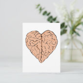 Brainheart Postkarte (Stehend Vorderseite)