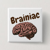 Brainiac Button (Vorderseite)