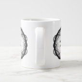 Brainiac Tasse -  Gehirn rechts Gehirn Ihre Gedank (Rückseite)