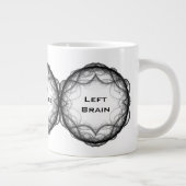 Brainiac Tasse -  Gehirn rechts Gehirn Ihre Gedank (Rechts)