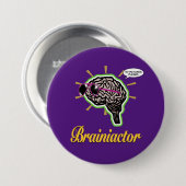 Brainiactor Lila BG Button (Vorne & Hinten)