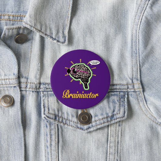 Brainiactor Lila BG Button (Beispiel)
