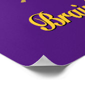 Brainiactor Lila Poster (Ecke)