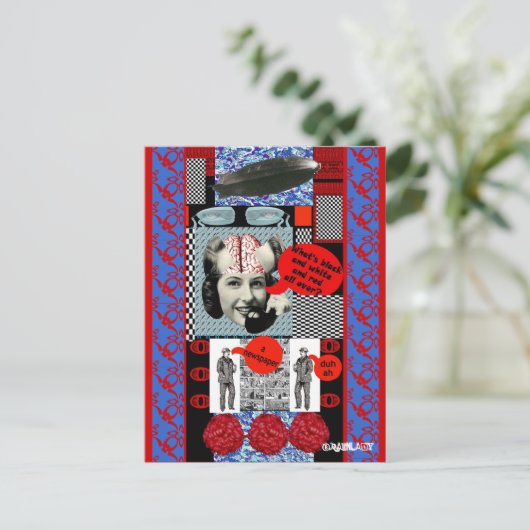 BRAINLADY Postcard Postkarte (Stehend Vorderseite)