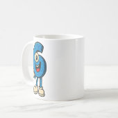 Brainrot 67 Meme Sechs Sieben 6-7 Lustiger Interne Kaffeetasse (Vorderseite Links)