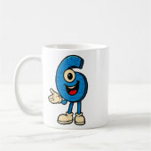 Brainrot 67 Meme Sechs Sieben 6-7 Lustiger Interne Kaffeetasse (Links)