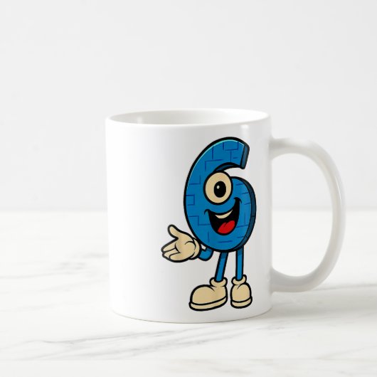 Brainrot 67 Meme Sechs Sieben 6-7 Lustiger Interne Kaffeetasse (Rechts)