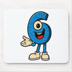 Brainrot 67 Meme Sechs Sieben 6-7 Lustiger Interne Mousepad