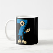 Brainrot 67 Sechs Sieben 6 7 Meme Kundengebunden Kaffeetasse (Links)
