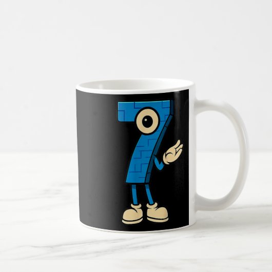 Brainrot 67 Sechs Sieben 6 7 Meme Kundengebunden Kaffeetasse (Rechts)