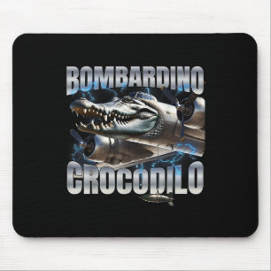 Brainrot Bombardino Crocodilo Mousepad