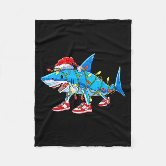 Brainrot Christmas Slang Gen Z Gen Alpha Meme Shar Fleecedecke (Vorderseite)