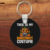 Brainrot Halloween Shirt Kids Boys 10-12 Girls Bra Schlüsselanhänger (Vorderseite)