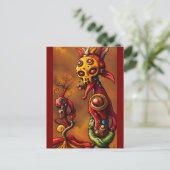 Brainrot - Ken Gage Surreal Art Postkarte (Stehend Vorderseite)