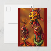 Brainrot - Ken Gage Surreal Art Postkarte (Vorne/Hinten)