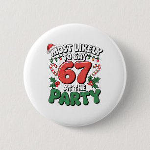 Brainrot Lustiges Weihnachten 67 Meme Christmas Am Button