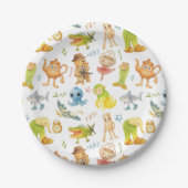 Brainrot Meme Birthday Party Pappteller (Vorderseite)