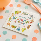 Brainrot Meme Birthday Party Serviette